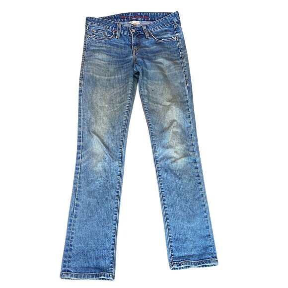 Levi's Mid Rise Straight 552 Blue Jeans Sz 2M  31x32" #99S - Picture 1 of 10